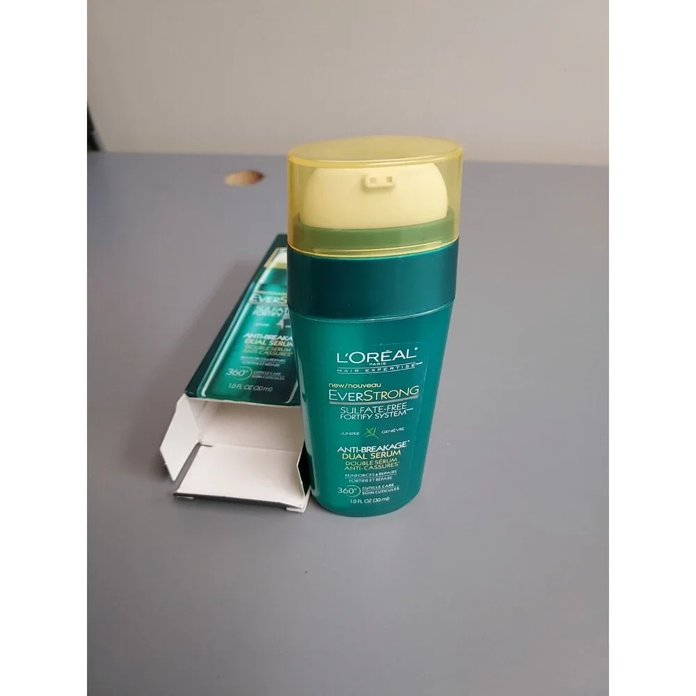 New‎ L'OREAL EverStrong Anti-Breakage Dual Serum 1.0 Fl Oz